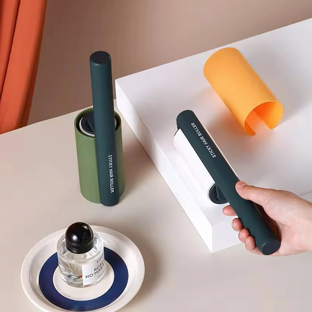 2 Lint Roller Set (Home & Travel) + 10 Refills – 600 Extra Sticky Sheets